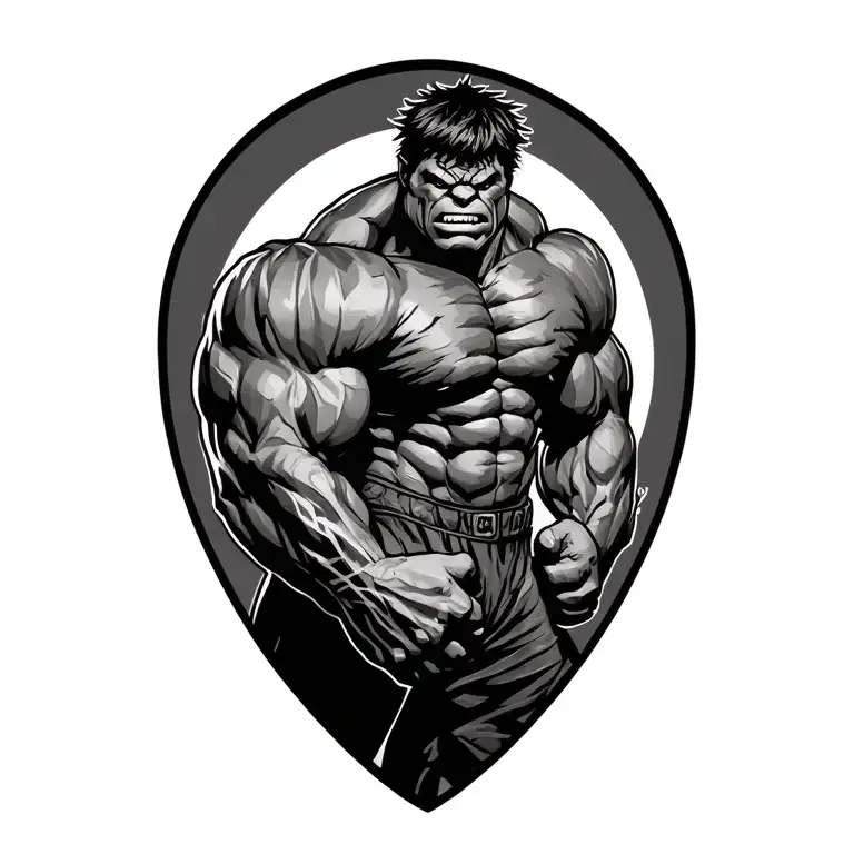 Hulk And Gym Theme Sleeve