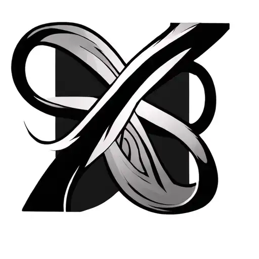 4 And 17 In Infinity Symbol