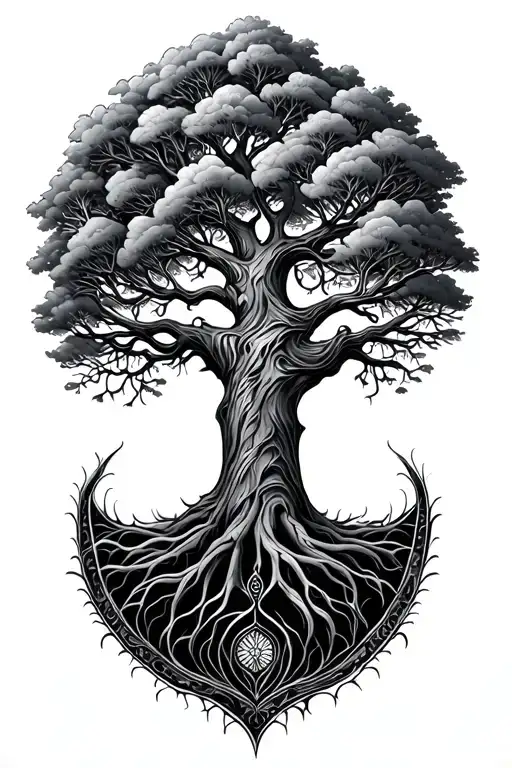Tree Of Life With Intricate