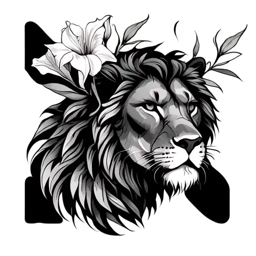 Zodiac Sign Leo With Gladiolus