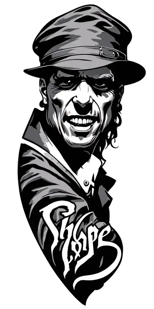 Gangster Tattoo With Name