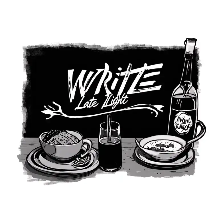 Write Late Night Dinner
