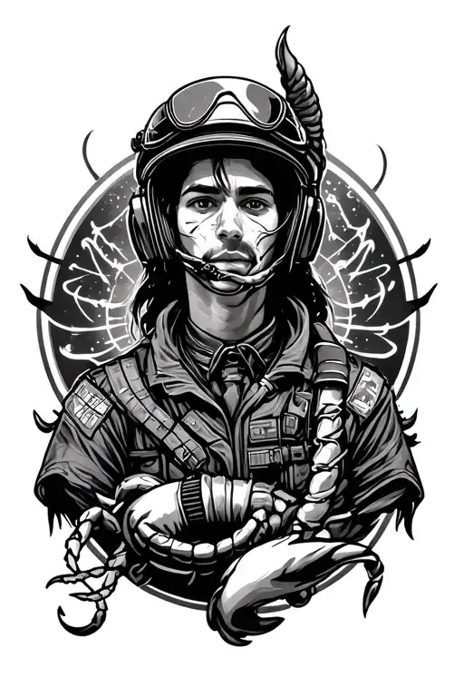 Pilot And Scorpio Zodiac Sign