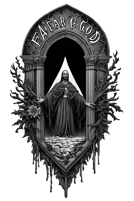 Heaven Gates With Words Fear God