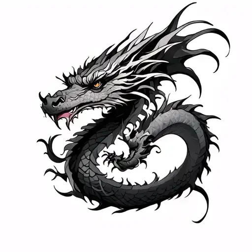 Dragon Around Arm Sleeve