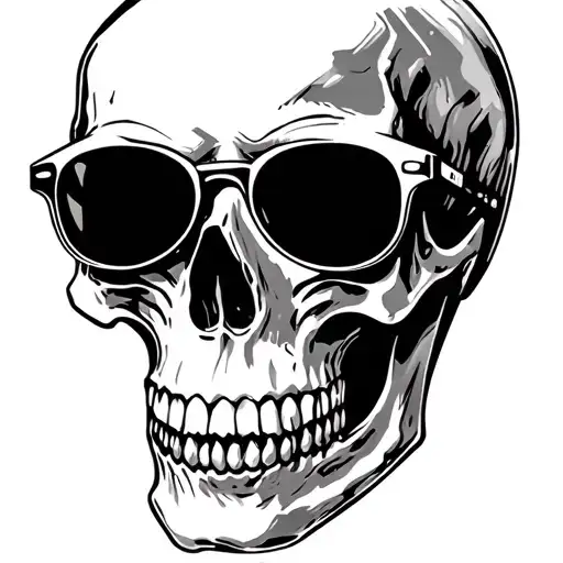 Skull With Rayban