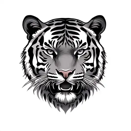 Tiger With Serinity Prayer