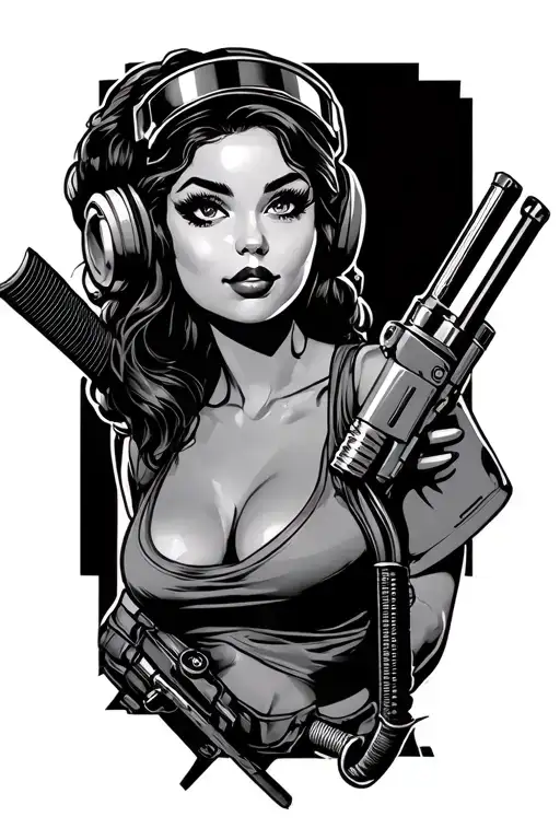 Equipment Operator Pinup Girl