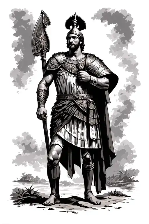 Roman Soldier Standing