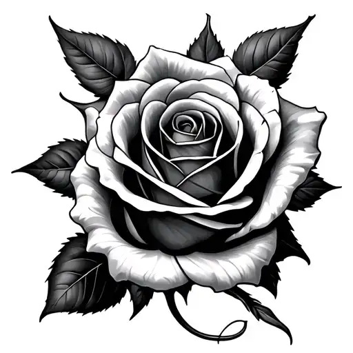 Name Through Rose Intertwined