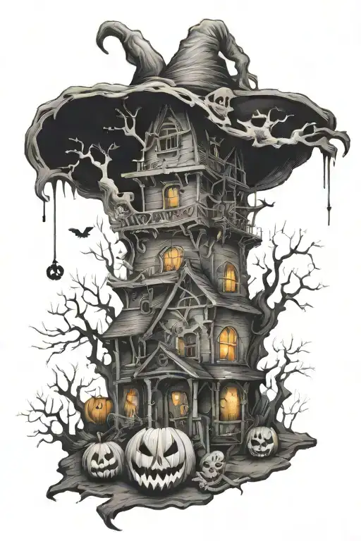 Spooky Halloween Scene