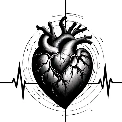 Torus Zodiac Sign Heart Beat Line Co Ordinates