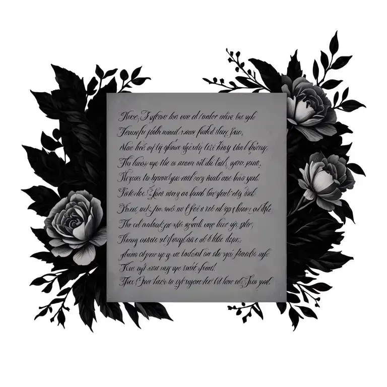 Invites Poem Written In Elegant