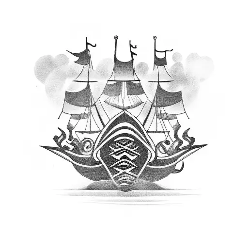 Karakoa Boat With Filipino Tribal