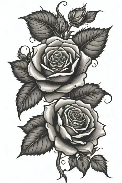 Rose And Vines Wrapped