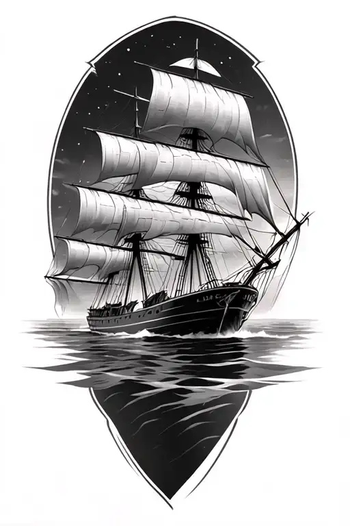 Full Rigged Ship Realistic