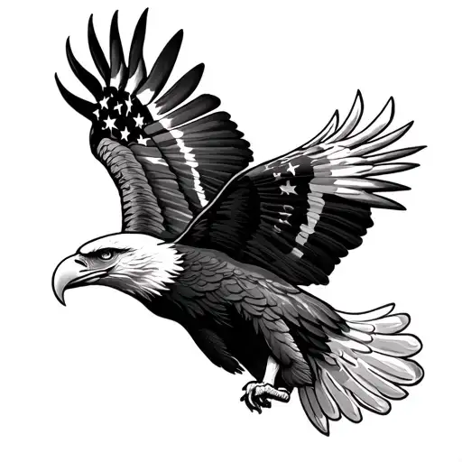 American Flag Eagle
