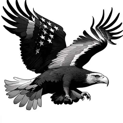 American Flag Eagle