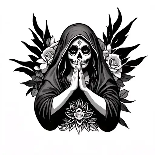 Mary Day Of Dead Praying