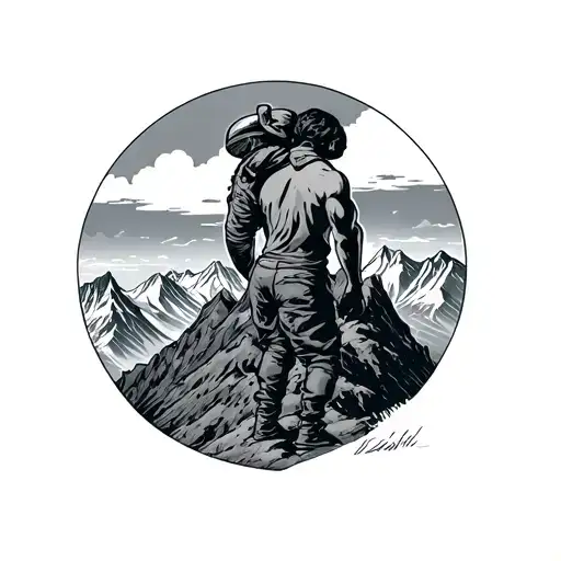 Carrying Weight On A Back Up A Mountain