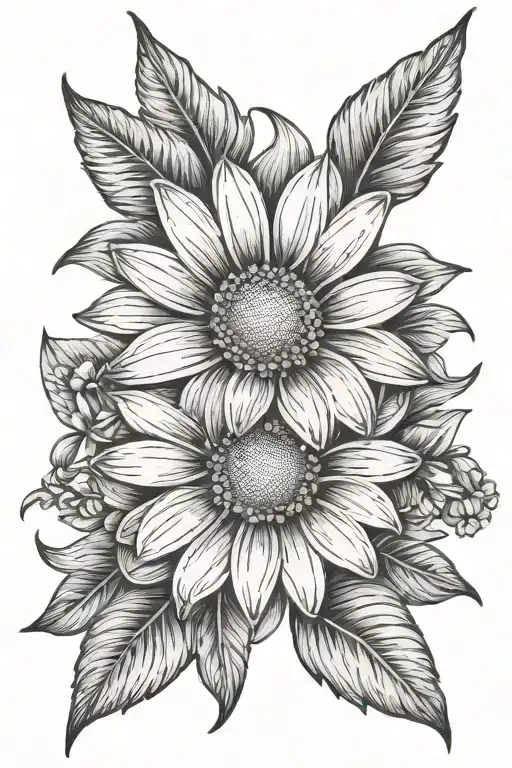 Daisy Flower Intertwined