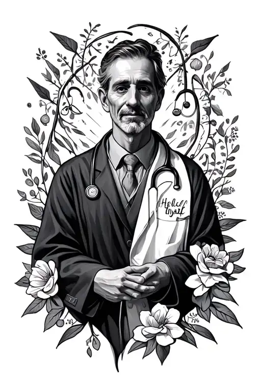 Physician Heal Thyself Written In Script