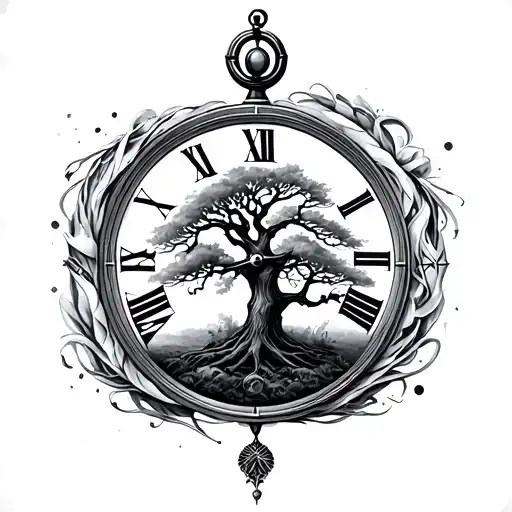 Clock And Tree