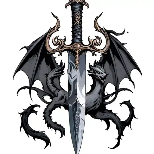 Dagger With Demon