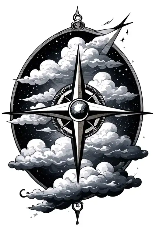 Clouds Compass Star
