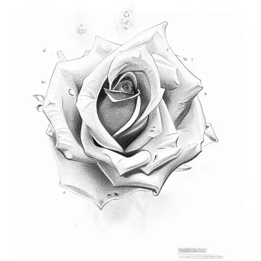 Rose With A Blue Eye And A Rinh