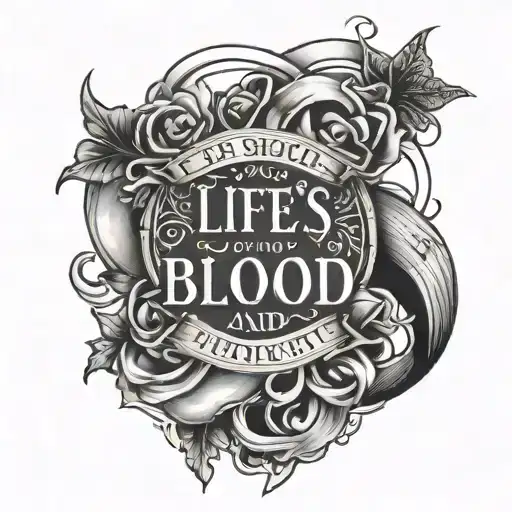Life's Blood Is Faith And Family