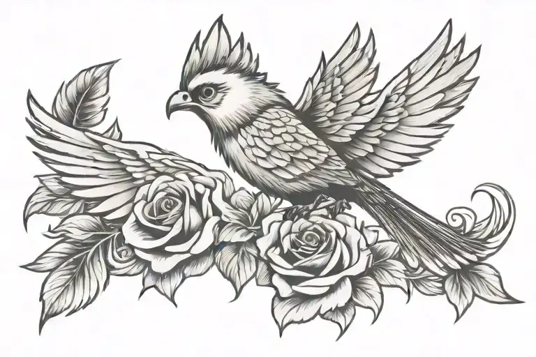 Thunderbird And Rose