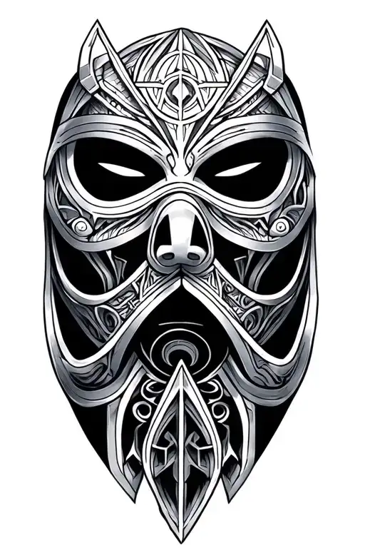 Sacred Geometry And Mf Doom Mask