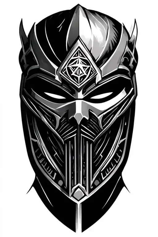 Sacred Geometry And Mf Doom Mask Surrounded