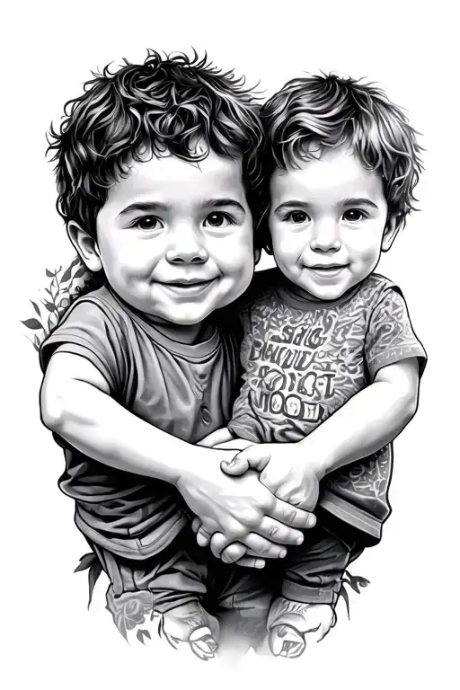 Grandson Holding Hands