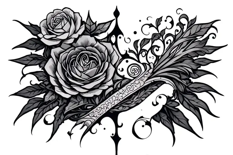 Gothic Fine Line Stomach