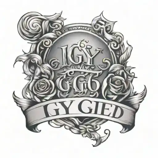 Design A Tattoo Showcasing The Journey Of Overcoming Ptsd With The Phrase 'Igy6' As The Focal Point
