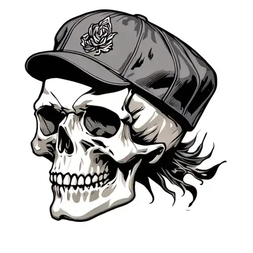 Skull With Cap