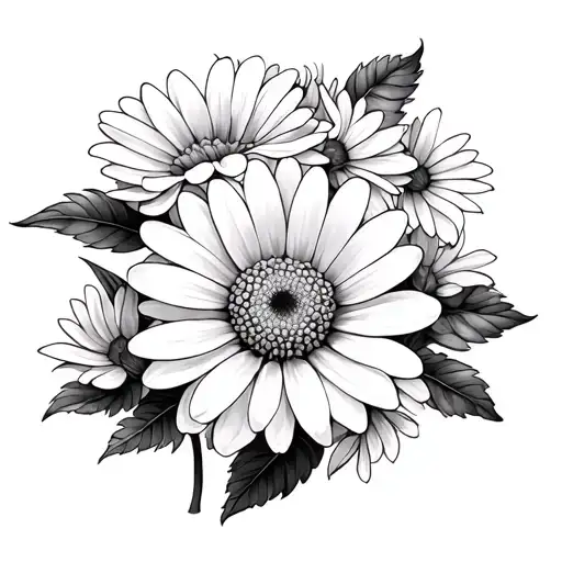 Chrysanthemum And Daisy