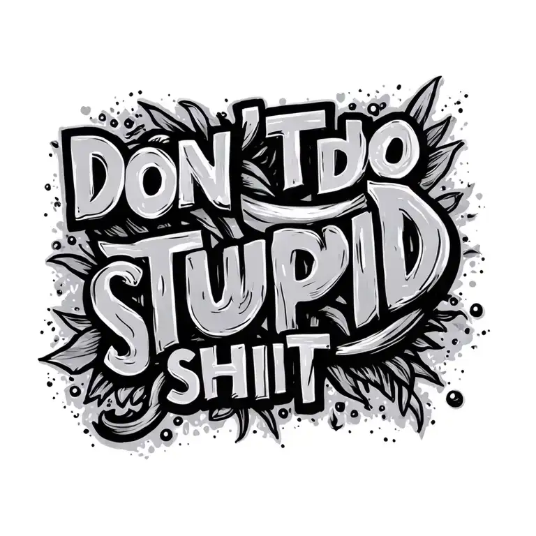Don't Do Stupid Shit -Mom