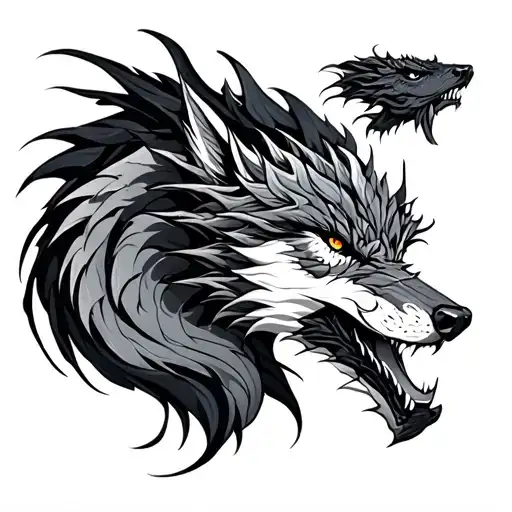 Dragon And Wolf