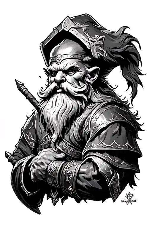 Dwarfs From Warhammer Fantasy Arm Sleeve