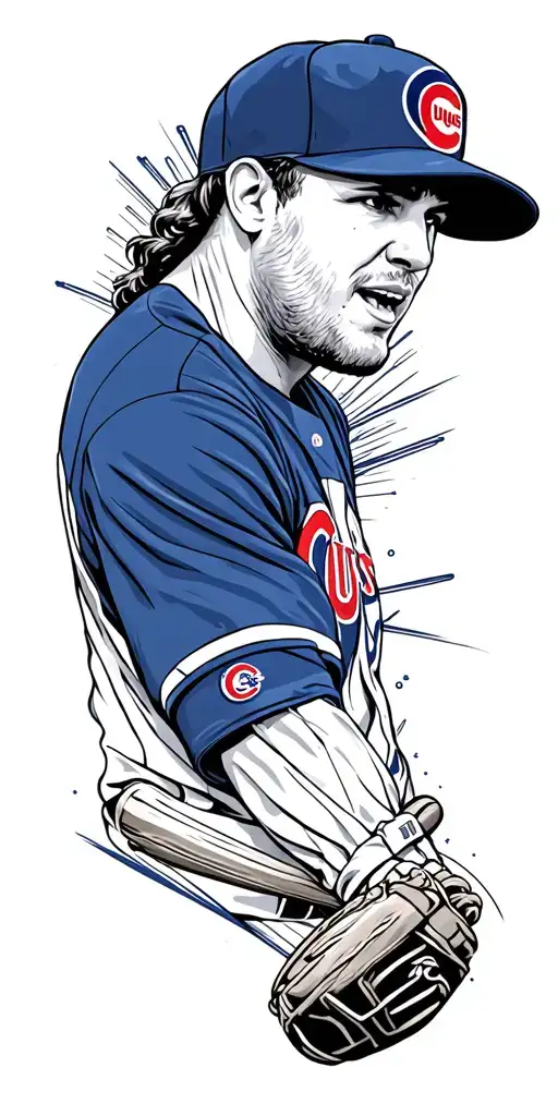 Chicago Cubs Full Sleeve Tattoo Design Inspired