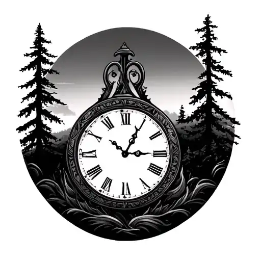 Clock And Trees