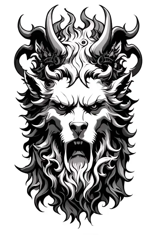 Greek God Hades And Cerberus