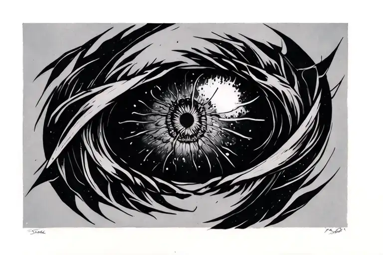 Negative Space Tattoo Suhl