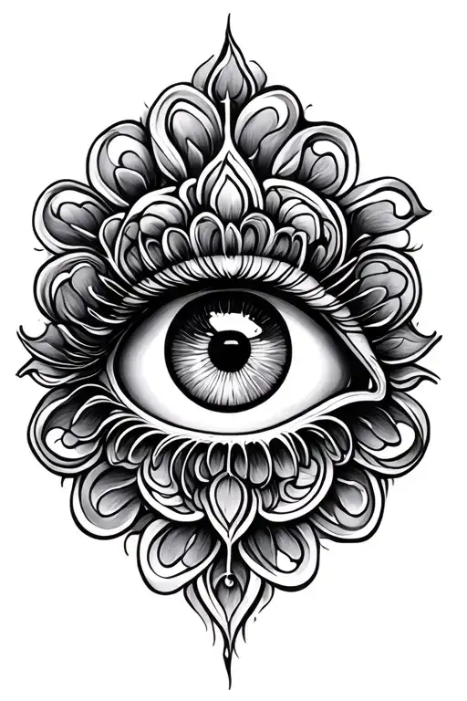 Eye Filigree Design