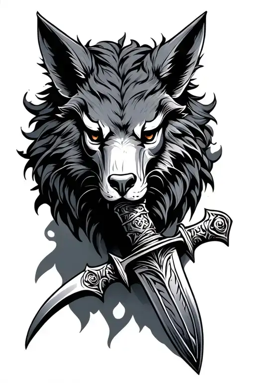 Dagger With Animal Head As Handle Head