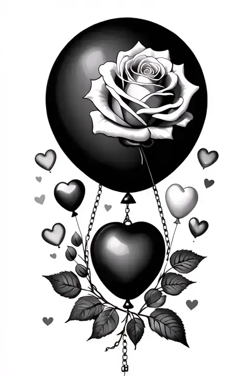 Roses Lockets Balloons Hearts Daughter