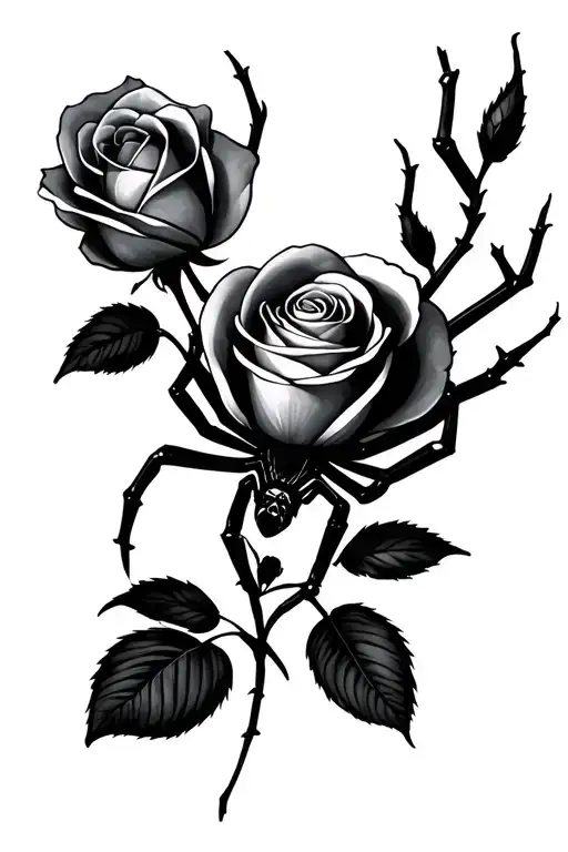 Spider And Rose